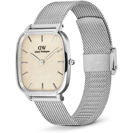 Zegarek Daniel Wellington Marlon Wire Linen DW00100814 32mm srebrny z bransoletką