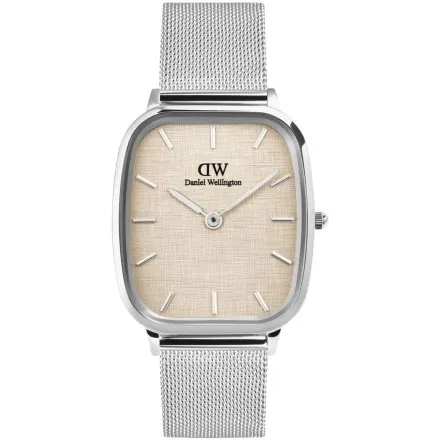 Zegarek Daniel Wellington Marlon Wire Linen DW00100814 32mm srebrny z bransoletką