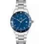 Zegarek Daniel Wellington Iconic Paradigma DW00100820 40mm srebrny z bransoletą i granatową tarczą