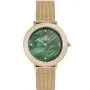 Zegarek Daniel Wellington Crystalline DW00100824 32mm złoty z zieloną masą perłową na tarczy