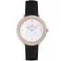 Zegarek Daniel Wellington Crystalline DW00100827 32mm różowozłoty z masą perłową i czarnym paskiem