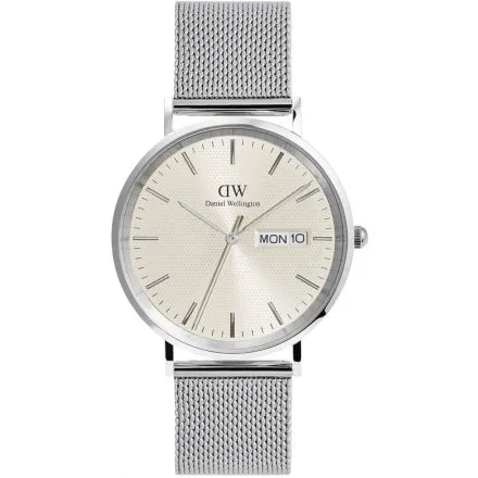 Zegarek Daniel Wellington Classic Day DW00100828 40mm męski srebrny z funkcją datownika