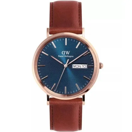 Zegarek Daniel Wellington Classic Day DW00100830 40mm męski różowozłoty z funkcją datownika