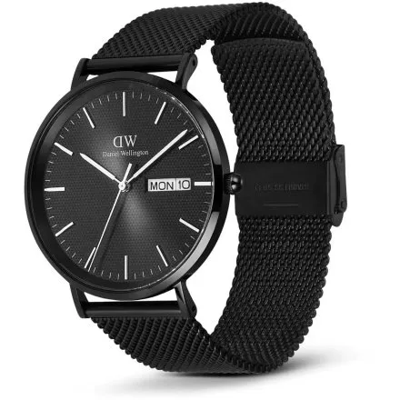 Zegarek Daniel Wellington Classic Day DW00100831 40mm męski czarny z funkcją datownika