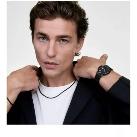 Zegarek Daniel Wellington Classic Day DW00100831 40mm męski czarny z funkcją datownika
