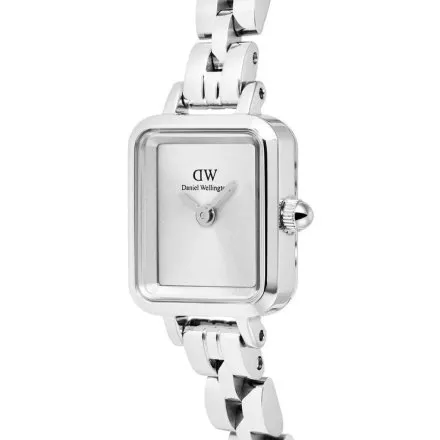 Zegarek Daniel Wellington DW00100844 Quadro Mini Arch 15mm srebrny z bransoletką