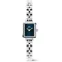 Zegarek Daniel Wellington DW00100846 Quadro Mini Arch 15mm srebrny z granatową tarczą