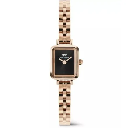 Zegarek Daniel Wellington DW00100848 Quadro Mini Arch 15mm różowozłoty z bransoletką