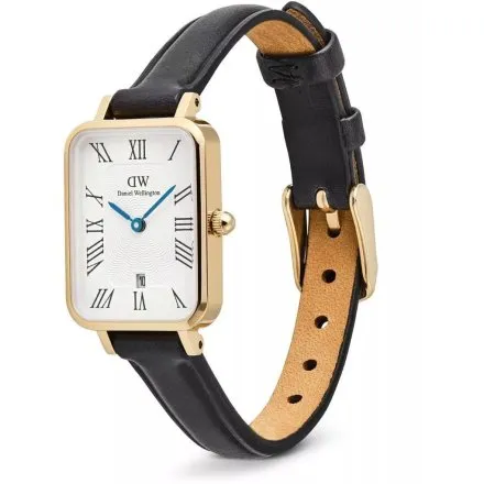 Zegarek Daniel Wellington Quadro Roman Numerals DW00100865 20mm damski na pasku skórzanym