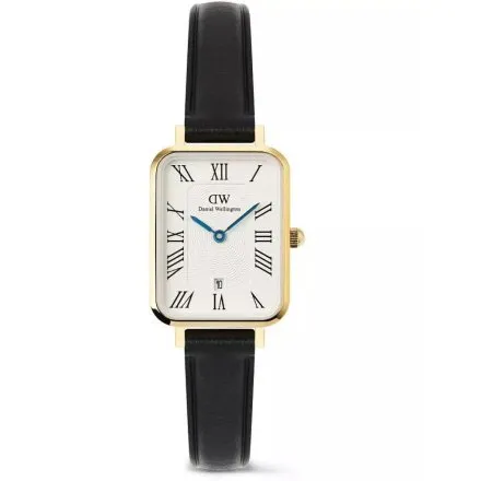 Zegarek Daniel Wellington Quadro Roman Numerals DW00100865 20mm damski na pasku skórzanym