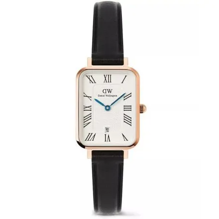Zegarek Daniel Wellington Quadro Roman Numerals DW00100862 20mm damski na pasku skórzanym