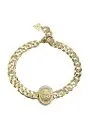 Guess LION bransoletka złota z kryształkami JUBB06190JW (S)