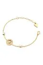Guess G TALISMAN bransoletka złota damska literka G z kryształkami JUBB06202JW (S)