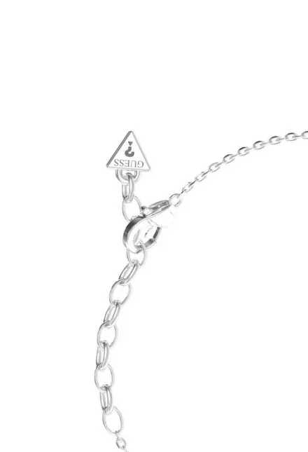 Guess G TALISMAN bransoletka srebrna damska literka G z kryształkami JUBB06208JW (L)