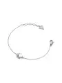 Guess AURORA srebrna bransoletka damska księżyc z logo JUBB06234JW-RH (S)