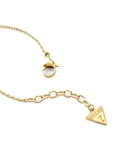 Guess AURORA złota bransoletka damska księżyc z logo JUBB06234JW-YG (S)