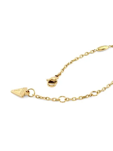 Guess MOON DROPS bransoletka złota damska zawieszka z kryształkami JUBB06246JW (S)
