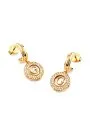 Guess G Talisman złote kolczyki kółka z kryształkami JUBE06204JW