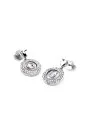 Guess G TALISMAN srebrne kolczyki serca z kryształkami JUBE06209JW