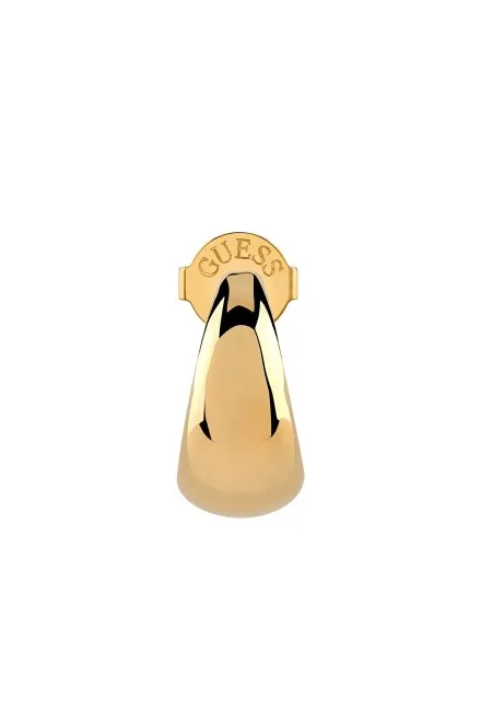 Guess Moon Drops złote kolczyki kółka z kryształkami JUBE06249JW