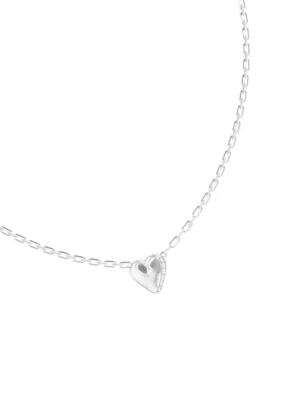Guess By Your Side srebrny naszyjnik z serduszkiem JUBN06087JW
