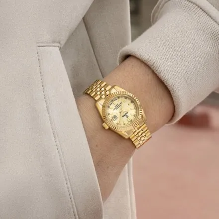 Festina Classic Zegarek Damski złoty na bransolecie 20089/2