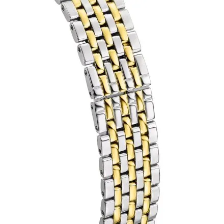 Festina Grace Zegarek Damski srebrno-złoty na bransolecie ze złotą tarczą 20097/2