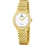 Festina Grace Zegarek Damski złoty na bransolecie z perłową tarczą 20098/1