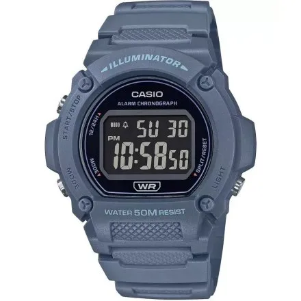 Zegarek Casio Sport W-219HC-2BVEF niebieski z wyświetlaczem