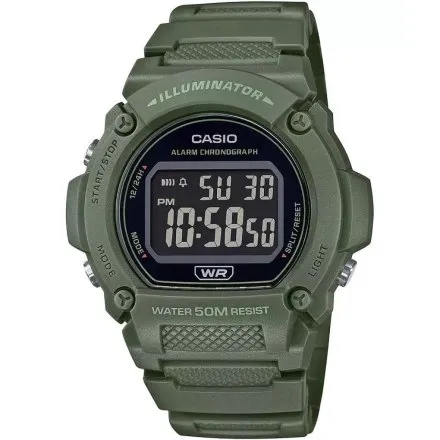 Zegarek Casio Sport W-219HC-3BVEF zielony z wyświetlaczem