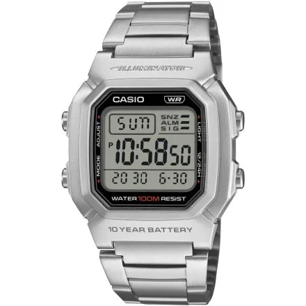Zegarek Casio Sport W-800HD-1AVEF srebrny na bransolecie
