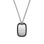 Naszyjnik męski Armani Exchange AXG0169040 srebrny z logo marki