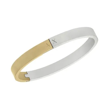 Bransoletka Armani Exchange AXG0172040 męska srebrno-złota