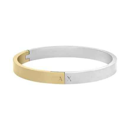 Bransoletka Armani Exchange AXG0172040 męska srebrno-złota