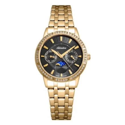 Zegarek Damski Adriatica na bransolecie A3601.1116QFZ - Multifunction Swarovski Swiss Made