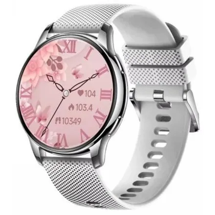 Rubicon RNCF30 smartwatch damski srebrny SMARUB024