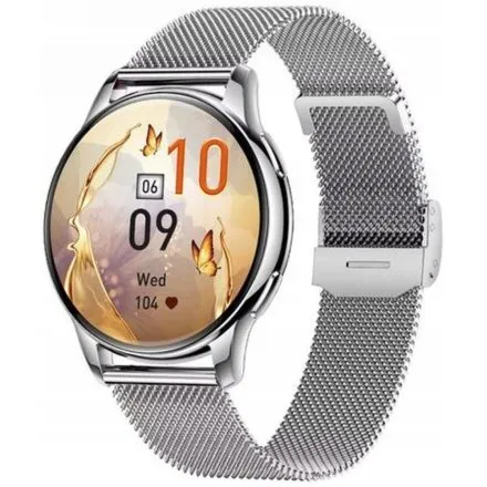 Rubicon RNCF30 smartwatch damski srebrny SMARUB024