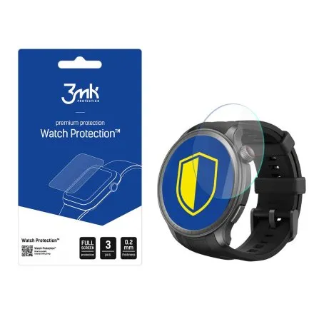 Amazfit Balance Szkło hybrydowe 3 szt - 3mk Watch Protection FlexibleGlass 