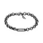 Bransoletka Armani Exchange AXG0174040 męska grafitowa z logo