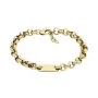 Bransoletka Armani Exchange AXG0175710 męska złota z logo