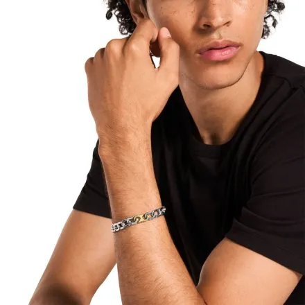 Emporio Armani Eagle Logo bransoletka męska łańcuch EGS3298040