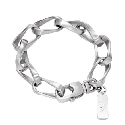Emporio Armani Eagle Logo bransoletka męska łańcuch EGS3302040