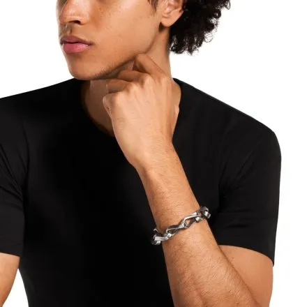 Emporio Armani Eagle Logo bransoletka męska łańcuch EGS3302040