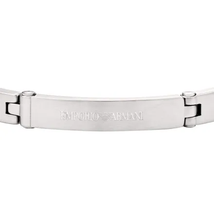 Emporio Armani Eagle Logo bransoletka męska blaszka z logo EGS3307040