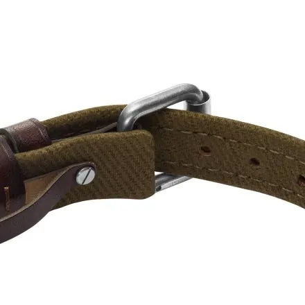 Męska brązowa bransoletka skórzana pasek Fossil JA7315998