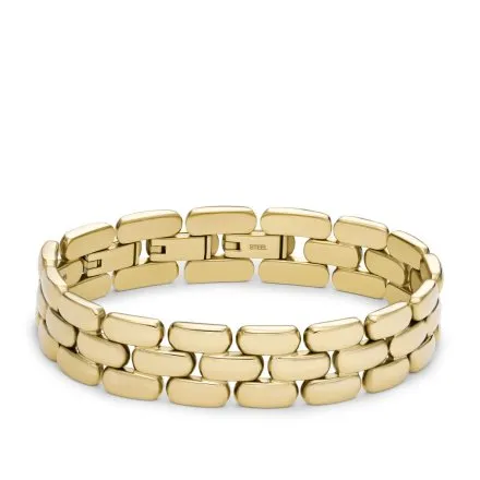 Złota bransoletka damska Fossil Arden JF04784710