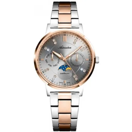 Adriatica Zegarek Damski na bransolecie A3834.R1R7QF - Multifunction Swiss Made