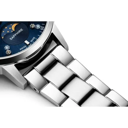 Adriatica Zegarek Damski na bransolecie A3834.5195QF - Multifunction Swiss Made