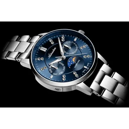 Adriatica Zegarek Damski na bransolecie A3834.5195QF - Multifunction Swiss Made