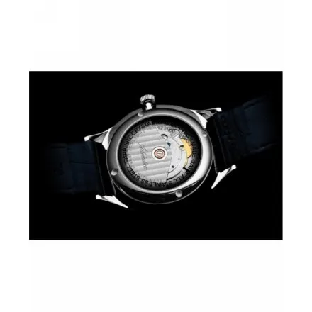 Adriatica Zegarek Męski Automatic Super de Luxe srebrny z paskiem A1230.5255A